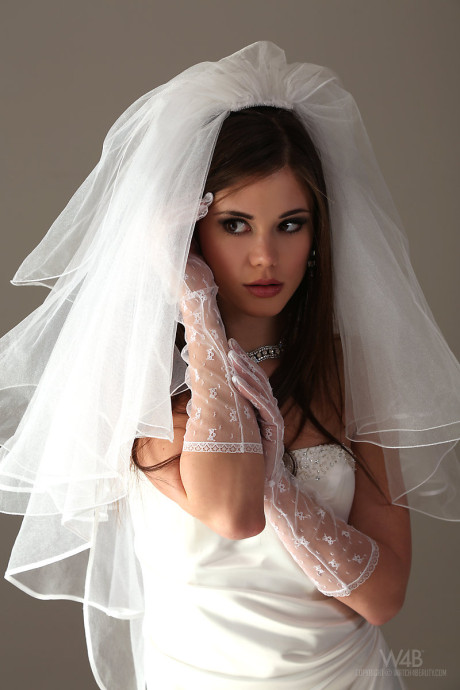 Glamour model Little Caprice strips off her wedding dress - #102894