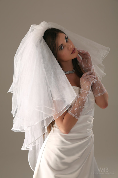 Glamour model Little Caprice strips off her wedding dress - #102895