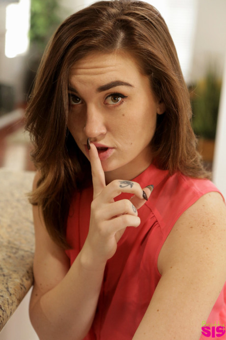 Brunette whore girl girl Avi Love gets dicked by her friend's boy in POV - #190127