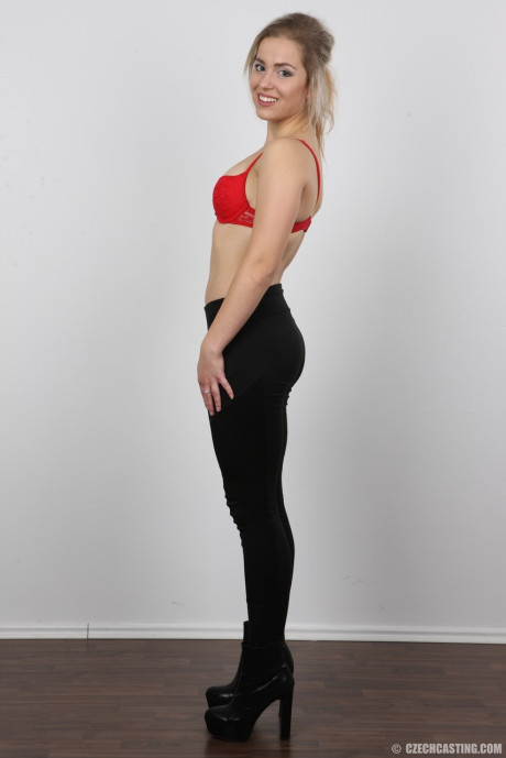 Gorgeous pretty Alzbeta shows her smiley face and hard nipples to the camera - #73867