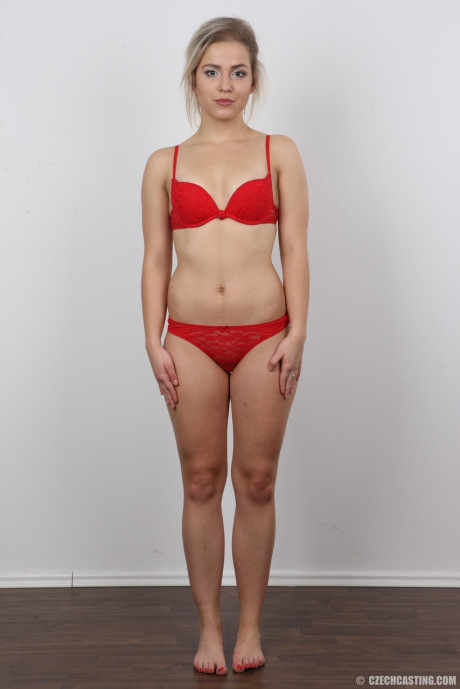 Gorgeous pretty Alzbeta shows her smiley face and hard nipples to the camera - #73869