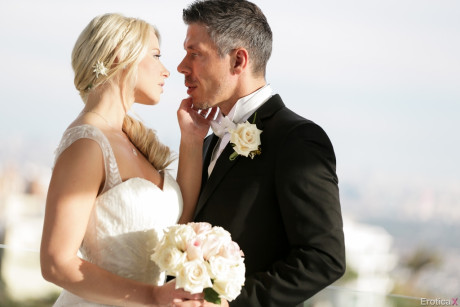 Hot yellow-haired Anikka Albrite consummates her marriage vows after getting married - #120481