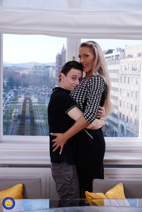 Nasty big titted MILF Lana Vegas seduces an innocent toy fiance bf for hot bareback sex #5504