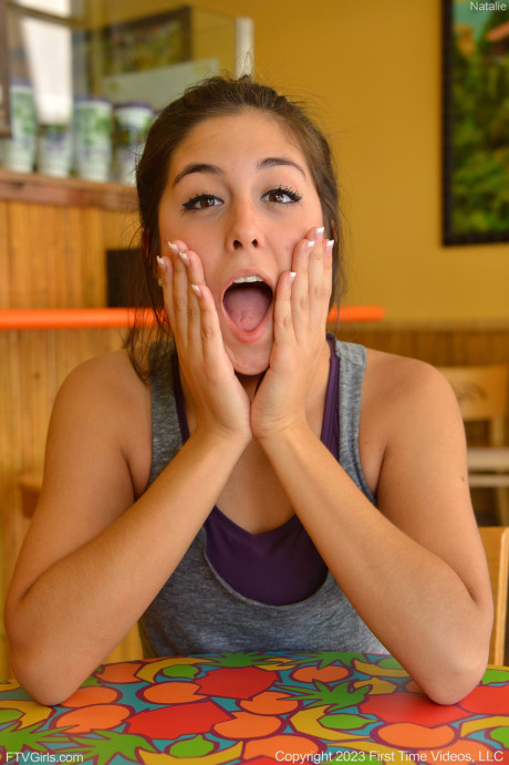 Fit babe Natalie posing and masturbating in her workout compilation - #155837