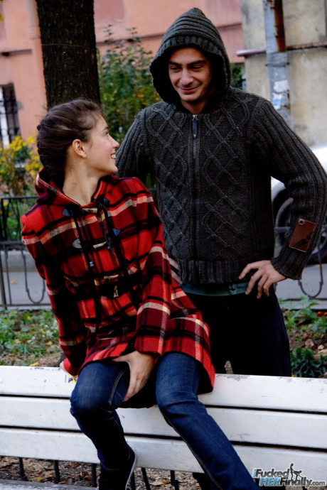 Hot teen Nicole licks a massive dong until it cums in her mouth after hardcore sex - #230075