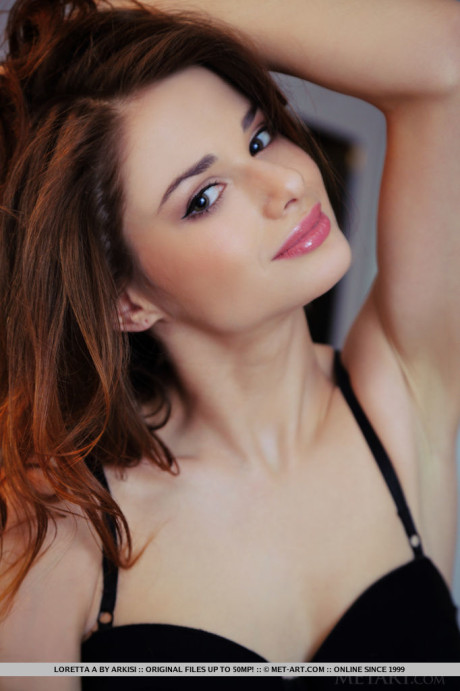 Thin 18 year mature Loretta A unveiling tight fresh teen slut GF broad vagina and firm titties - #137062