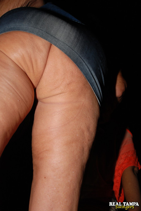 Horny MILF Double Dee and busty matures show their humongous bums at a party - #23215