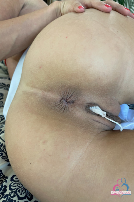 Amateur nurse Summer Vixen shows her pussy up close with a tampon inserted - #12102