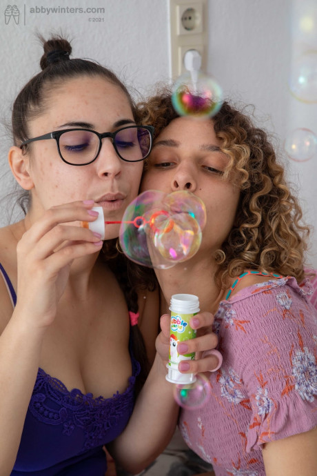 Amateur lesbians Jullie & Chelsea K licking each other's horny hairy vagina - #318607